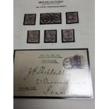 GB: 1881-1901 1d LILAC COLLECTION IN A B