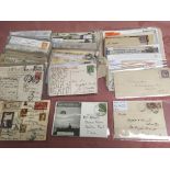 GB: SMALL BOX COVERS, POSTCARDS WITH POSTMARK INTEREST, ETC., 1911 FIRST UK AERIAL POSTCARD USED, PA