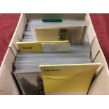 BOX WITH EX DEALERS POSTCARD STOCK: MILITARY AND NAVAL, FEW BETTER (APPROX 250)