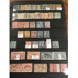 FRENCH COLONIES: BINDER WITH MINT OR USED COLLECTION PO IN EGYPT, PO IN LEVANT, MARTINIQUE, NIGER, R