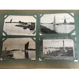 ALBUM OF NORFOLK BROADS AND OTHER POSTCARDS, STALHAM, CATFIELD, LONG STRATTON RP, SOUTHGATE ART CARD