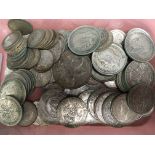 TUB OF GB SILVER PRE 1947, FACE APPROX. £6.30