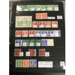 GB: CHANNEL ISLANDS WW2 OCCUPATION ISSUES MINT AND USED COLLECTION WITH GUERNSEY 1941-4 1d IMPERF PA