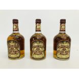 3 X CHIVAS REGAL 26 FL OZ 12 YEAR OLD BLENDED SCOTCH WHISKY (AS CLEARED)