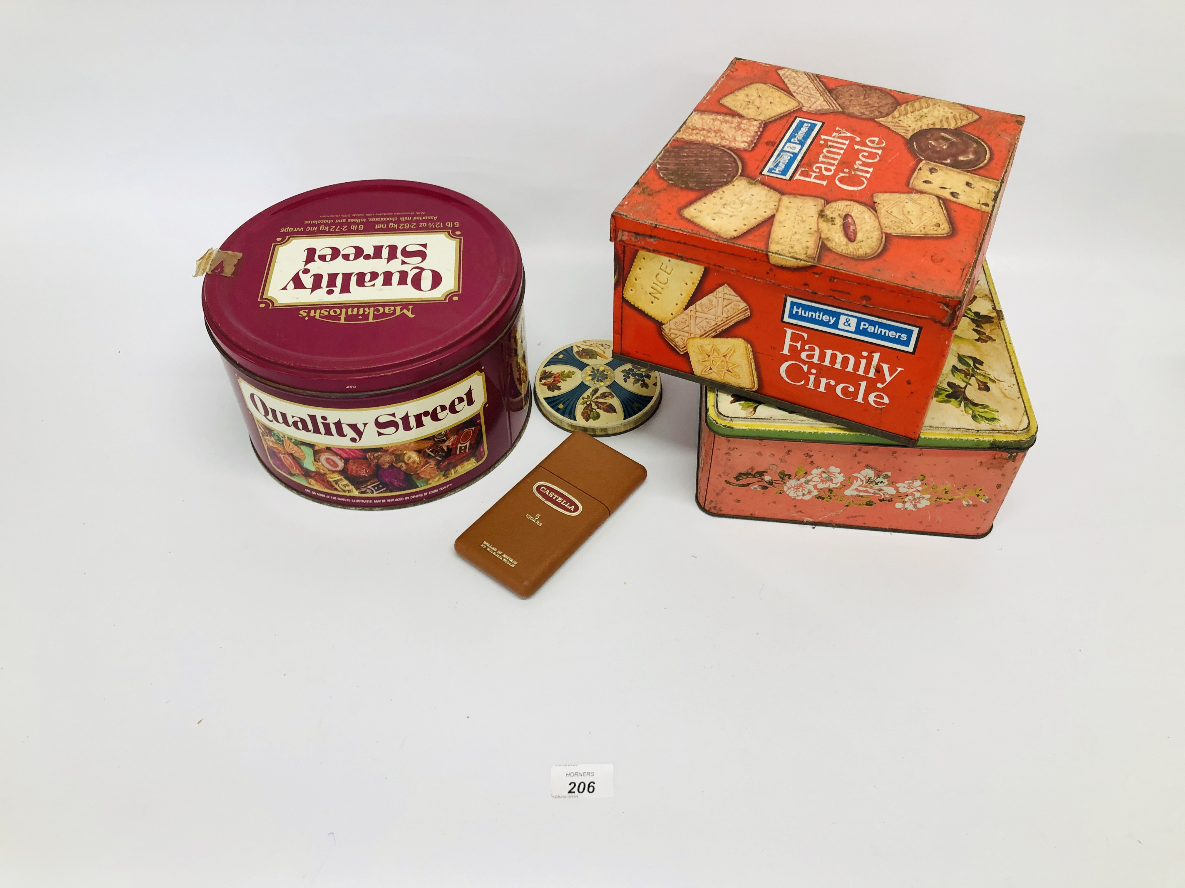 BOX OF MIXED VINTAGE TINS TO INCLUDE BUTLINS, - Image 7 of 9