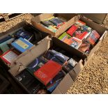 5 BOXES OF ASSORTED BOOKS