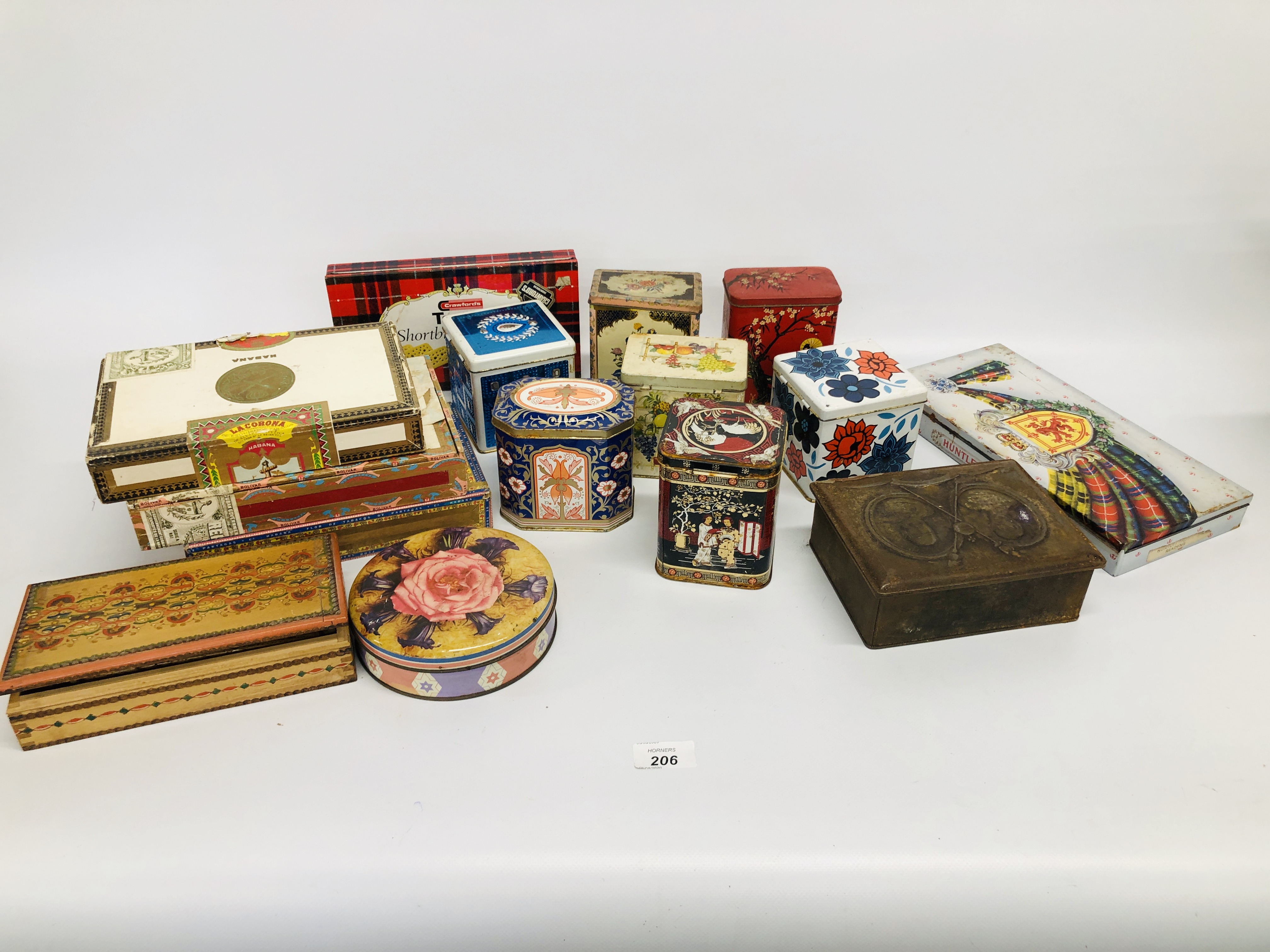 BOX OF MIXED VINTAGE TINS TO INCLUDE BUTLINS, - Image 9 of 9