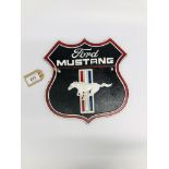 FORD MUSTANG PLAQUE