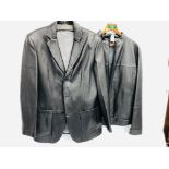 2 X GENTS MARKS & SPENCER ITALIAN LEATHER JACKETS