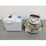 MORPHY RICHARDS BREADMAKER + COOKWORKS HALOGEN OVEN - SOLD AS SEEN