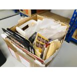 BOX OF STAMPS IN PACKETS AND LOOSE