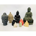 5 BUDDHA CANDLES,