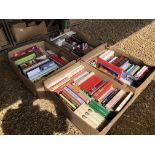 5 BOXES OF ASSORTED BOOKS