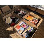 5 BOXES OF ASSORTED BOOKS