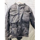 HEIN GERICKE TWO PIECE WATERPROOF MOTORCYCLE SUIT SIZE XXL (60)