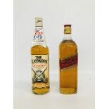 26 FL OZ JOHNNIE WALKER OLD SCOTCH WHISKY + THE CLAYMORE 70CL SCOTCH WHISKY (AS CLEARED)