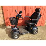 CARE CO BLACK DAYTONA XLR ELECTRIC MOBILITY SCOOTER COMPLETE WITH KEY CHARGER AND INSTRUCTIONS