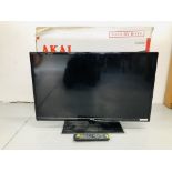 AKAI 32" HD READY TELEVISION WITH REMOTE - SOLD AS SEEN