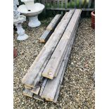 19 LENGTHS RECLAIMED 6 X 2 SAWN TIMBER APPROX (8FT LENGTHS)