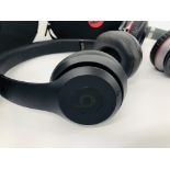 6 PAIRS OF HEADPHONES MARKED BEATS TO INCLUDE SOLO 3 WIRELESS - SOLD AS SEEN