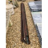 12 X 9FT LENGTHS RECLAIMED HEAVY GAUGE STEEL ANGLE