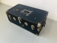 VINTAGE BOUND TRUNK WITH STUD DETAIL