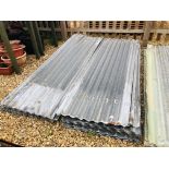 40 X 7FT SHEETS RECLAIMED GALVANISED CORRUGATED ROOF SHEETING