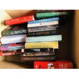 3 BOXES OF ASSORTED BOOKS TO INCLUDE MAINLY HARDBACK BOOKS