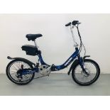 HOPPER SHOPPER ELECTRIC FOLDING E-BIKE WITH CHARGER & KEY - SOLD AS SEEN