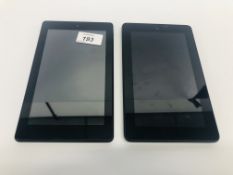 2 AMAZON KINDLE FIRES - SOLD AS SEEN