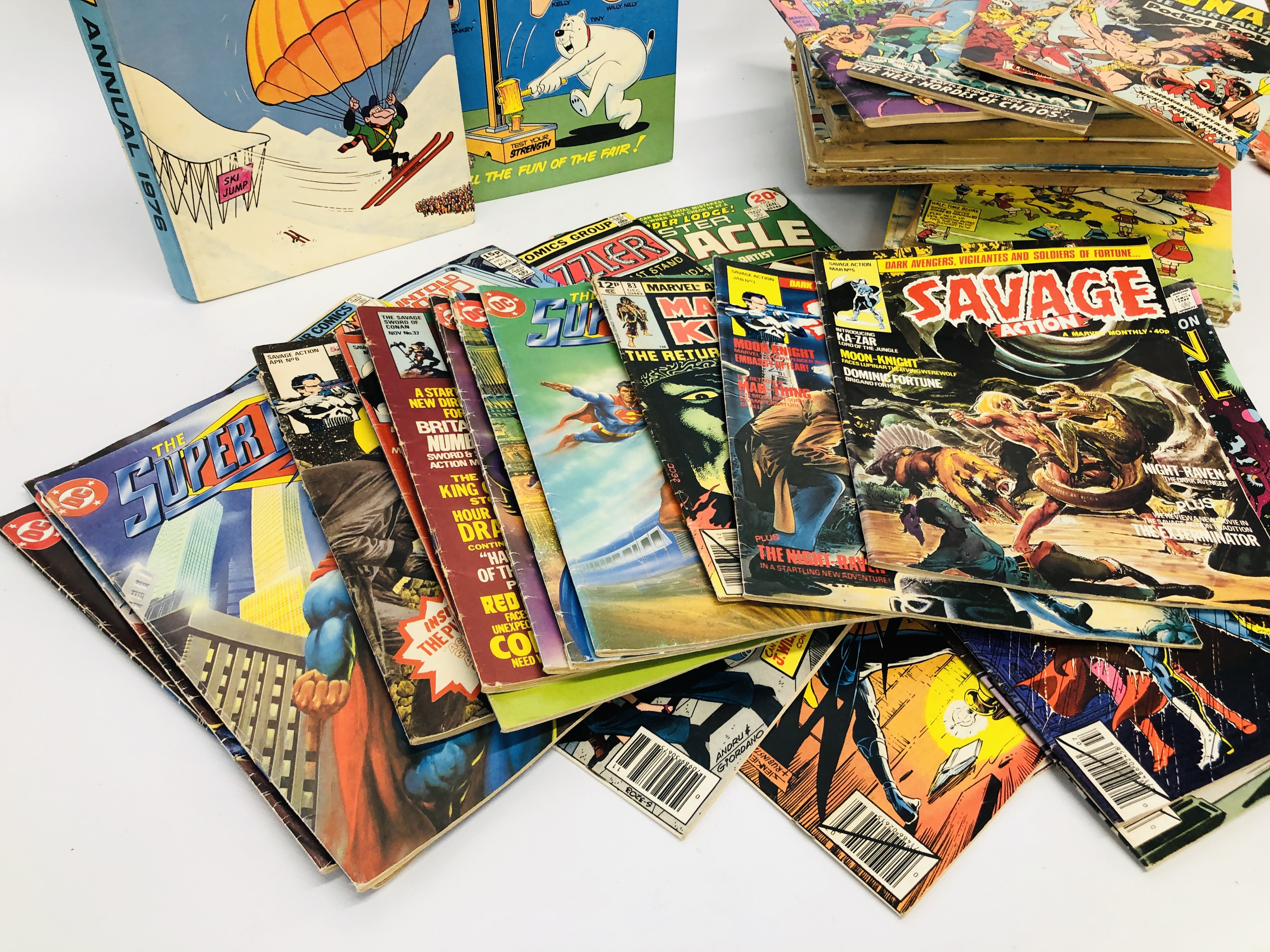 A COLLECTION OF 28 COLLECTORS COMICS TO INCLUDE D.C. & MARVEL, SUPER HEROES, CONAN ETC. - Image 7 of 7