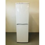 A HOTPOINT AQUARIUS REFRIGERATOR / FREEZER COMBINATION WITH INSTRUCTIONS - SOLD AS SEEN