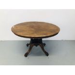 VICTORIAN INLAID TILT TOP PARLOUR TABLE