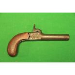 WALLIS SHEFFIELD ANTIQUE PISTOL (ALL GUNS TO BE INSPECTED AND SERVICED BY QUALIFIED GUNSMITH BEFORE