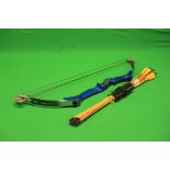 BROWNING LCF FUSION COMPOUND BOW COMPLETE WITH 12 LONG SHOT ARROWS AND LONG SHOT WRIST GUARD -