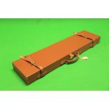 TAN LEATHER SHOTGUN MOTORING CASE