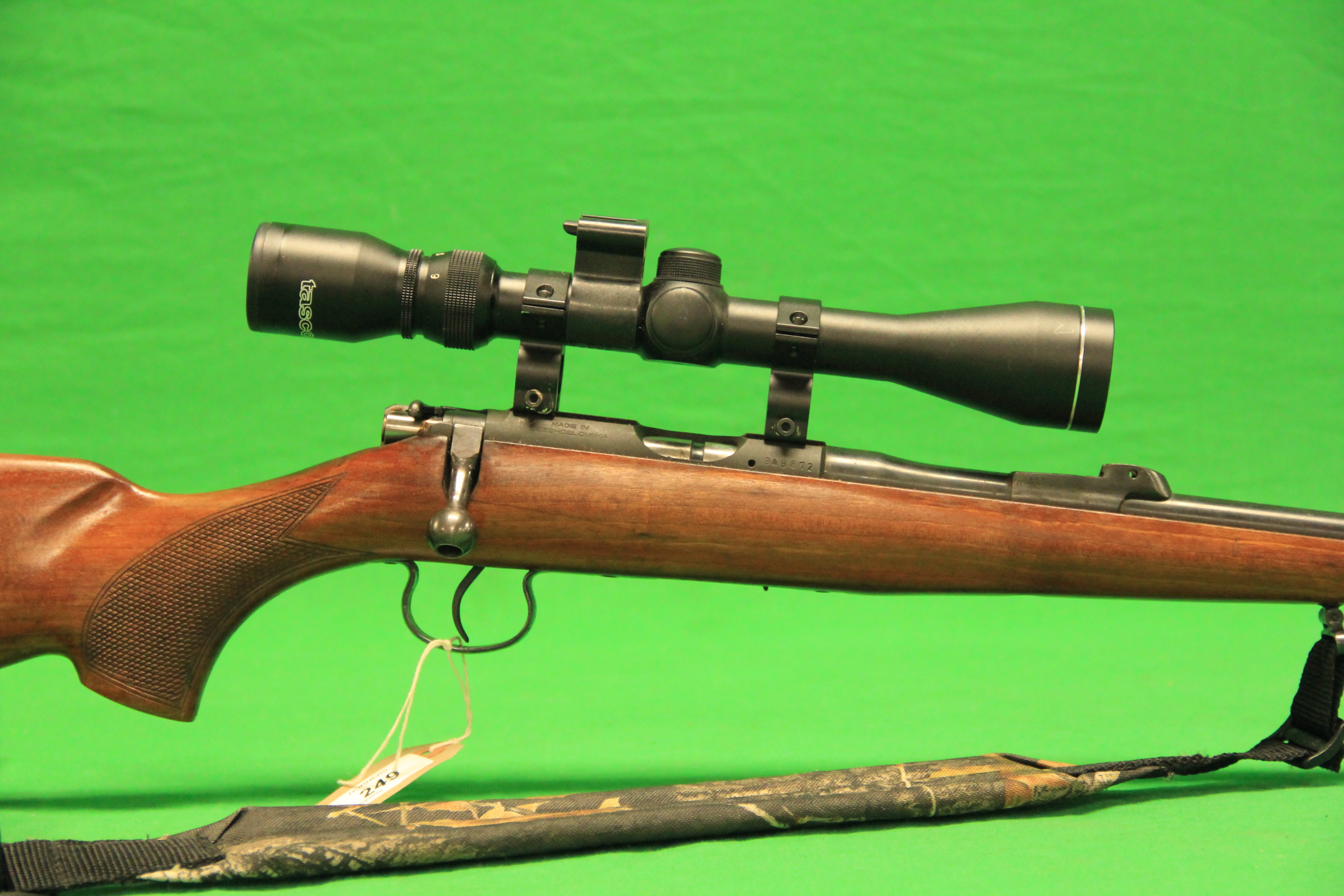 BRNO .22 R/F RIFLE BOLT ACTION (10 SHOT & 5 SHOT MAG) #349872 REF: 828. SAK . - Image 3 of 7