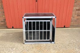 DOG TRANSIT CAGE ALUMINIUM FRAMED