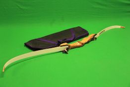ARCHERY BOW WITH SAMICK POLARIS LIMBS IN TRAVEL CASE - COLLECTION ONLY