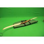 ARCHERY BOW WITH SAMICK POLARIS LIMBS WITH CARTEL SIGHT IN TRAVEL BAG - COLLECTION ONLY