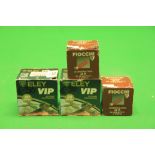 2 BOXES ELEY VIP 16GRM 7 SHOT FIBRE 28 GAUGE CARTRIDGES + 2 BOXES OF FIOCCHI .