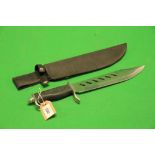 HUNTING SURVIVAL KNIFE IN SHEATH - COLLECTION ONLY