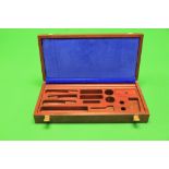 HARDWOOD GUN CLEANING ACCESSORIES BOX AND BROWNING RECOIL PAD