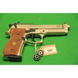 PIETRO BERETTA GARDONE V.T. MODEL 92 FS CO2 AIR PISTOL .