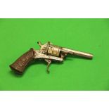 ANTIQUE PIN FIRE REVOLVER "THE GUARDIAN" - COLLECTION ONLY