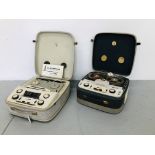 TWO TAPE TO TAPE PLAYERS (1 SPARES AND REPAIRS) (COLLECTORS ITEMS ONLY) - SOLD AS SEEN