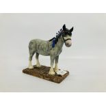 ROYAL DOULTON CLYDESDALE HORSE FIGURE