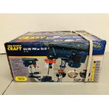 A POWERCRAFT 500 WATT PILLAR DRILL MODEL DP500 BOXED AS NEW - SOLD AS SEEN