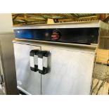A MOORWOOD VULCAN COMMERCIAL STAINLESS STEEL MAINS GAS DOUBLE OVEN COMBINATION UNIT WIDTH 36 INCH