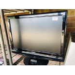 A CELCUS 22 INCH FLAT SCREEN TELEVISION + A TECHNIKA 22 INCH FLAT SCREEN TELEVISION AND A JVC DVD